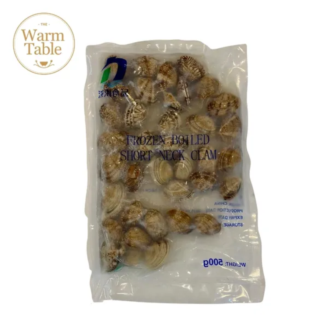 Frozen boiled clams Asari 500g/ pkt