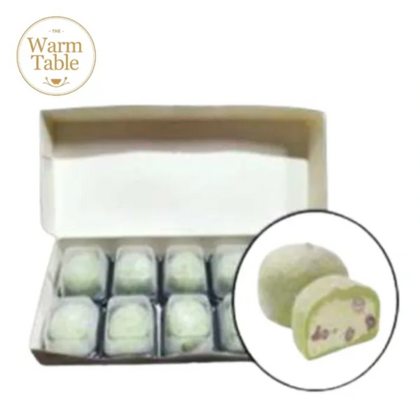 Daifuku Macha Azuki Mousse (Green Tea Red Bean Mochi) 1 pc