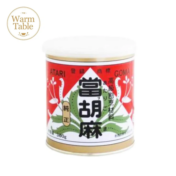Japanese White Sesame Paste (Gomaya Atari Goma White) 300g/can
