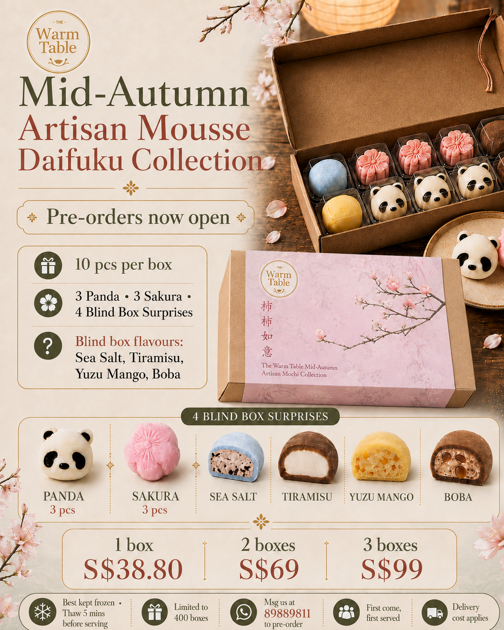 Mid-Autumn Artisan Mousse Daifuku Collection