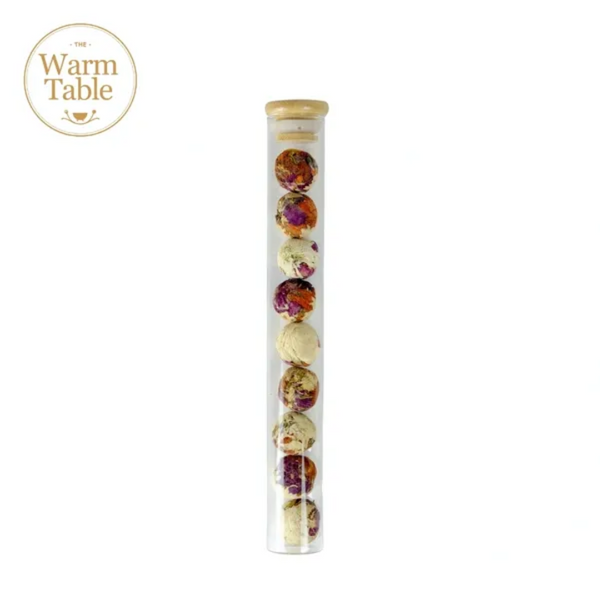 White Chrysanthemum + Rose + Jasmine + Lily - Flora Tea Bomb