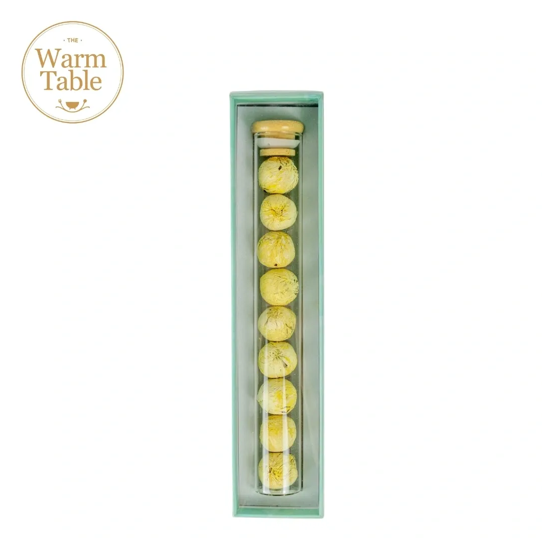 Yellow Chrysanthemum + Goji Berries - Flora Tea Bomb